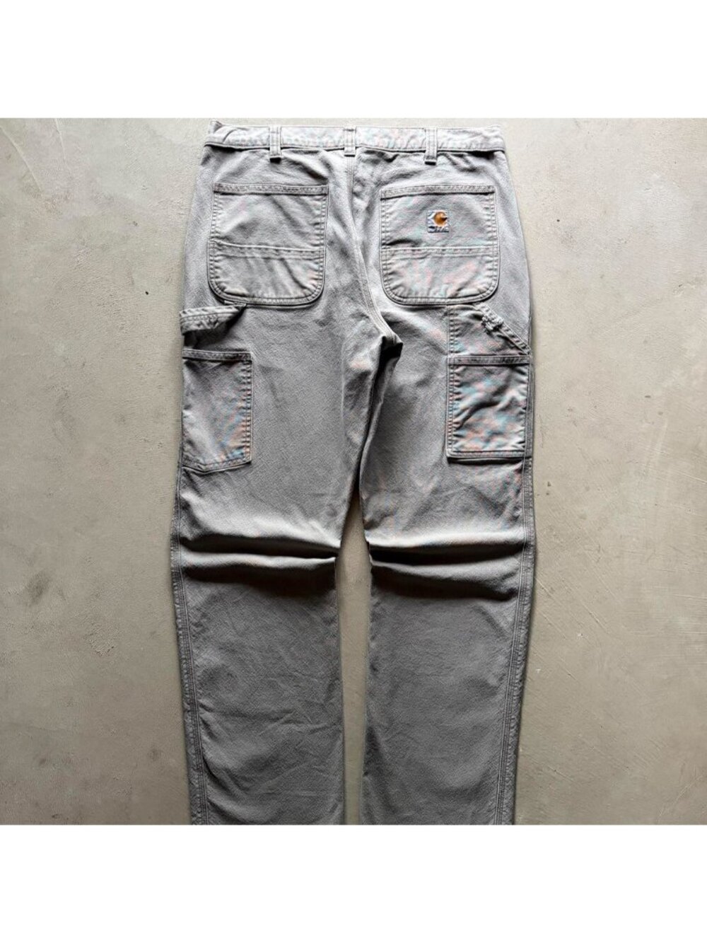 carhartt single knee distressed carpenter pants